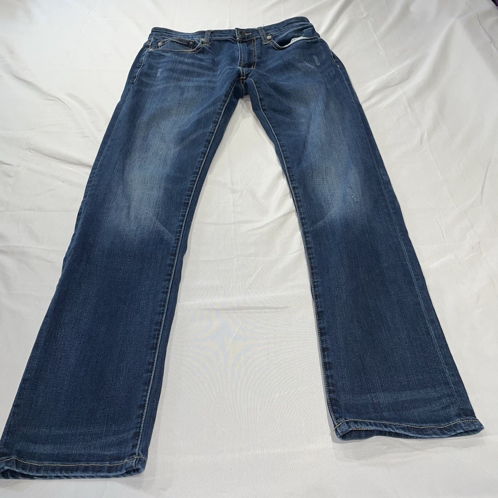 American Eagle Outfitters Mens Slim Active Flex Dark Wash Jeans 30x32 Blue